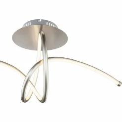 Globo Kyle Deckenleuchte LED Nickel-Matt, 1-flammig -LED Leuchten Verkäufe globo kyle deckenleuchte 67825 30d 5