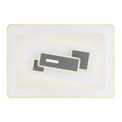 Globo LAMBRUS Deckenleuchte LED Wei&szlig;, 1-flammig -LED Leuchten Verkäufe globo lambrus deckenleuchte 48281 60sh 3