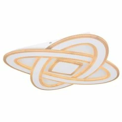 Globo LARIO Deckenleuchte LED Wei&szlig;, 1-flammig -LED Leuchten Verkäufe globo lario deckenleuchte 48287 48 7