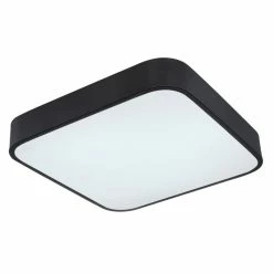 Globo LEANARA Deckenleuchte LED Schwarz, 1-flammig, Fernbedienung -LED Leuchten Verkäufe globo leanara deckenleuchte 41755 36b 5