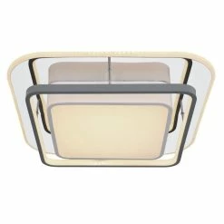 Globo LEOLA Deckenleuchte LED Wei&szlig;, 1-flammig -LED Leuchten Verkäufe globo leola deckenleuchte 48017 60 2