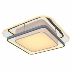 Globo LEOLA Deckenleuchte LED Wei&szlig;, 1-flammig -LED Leuchten Verkäufe globo leola deckenleuchte 48017 60 4