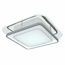 Globo LEOLA Deckenleuchte LED Wei&szlig;, 1-flammig -LED Leuchten Verkäufe globo leola deckenleuchte 48017 60 5