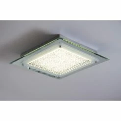 Globo LIANA Deckenleuchte LED Chrom, 1-flammig -LED Leuchten Verkäufe globo liana deckenleuchte 49301 2