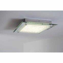 Globo LIANA Deckenleuchte LED Chrom, 1-flammig -LED Leuchten Verkäufe globo liana deckenleuchte 49301 3