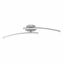 Globo LONG Deckenleuchte LED Nickel-Matt, 1-flammig -LED Leuchten Verkäufe globo long deckenleuchte 67098 12 2