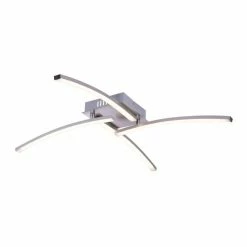 Globo LONG Deckenleuchte LED Nickel-Matt, 1-flammig -LED Leuchten Verkäufe globo long deckenleuchte 67098 24 6