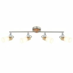 Globo LORI Deckenstrahler LED Nickel-Matt, 4-flammig