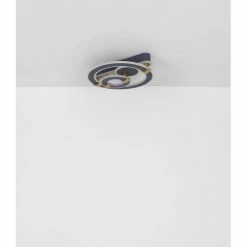 Globo MARGY Deckenleuchte LED Grau, Gold, 1-flammig, Fernbedienung -LED Leuchten Verkäufe globo margy deckenleuchte 48447 48 10