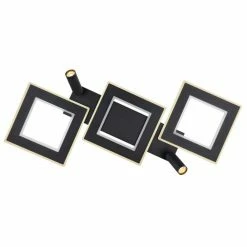 Globo MARIAN Deckenleuchte LED Schwarz, 1-flammig, Fernbedienung, Farbwechsler -LED Leuchten Verkäufe globo marian deckenleuchte 67302d2 4