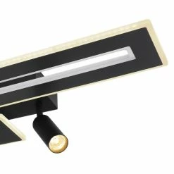 Globo MARIAN Deckenleuchte LED Schwarz, 1-flammig, Fernbedienung, Farbwechsler -LED Leuchten Verkäufe globo marian deckenleuchte 67303d 5