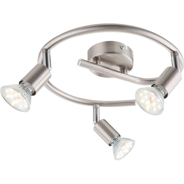 Globo MATRIX Deckenstrahler LED Nickel-Matt, 3-flammig 1 Globo MATRIX Deckenstrahler LED Nickel-Matt, 3-flammig