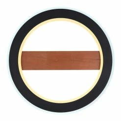 Globo MATTIA Deckenleuchte LED Schwarz, Holz dunkel, 1-flammig -LED Leuchten Verkäufe globo mattia deckenleuchte 67268 30 3