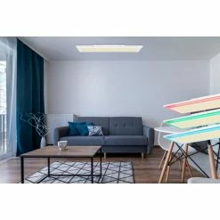 Globo MURPHY Deckenleuchte LED Weiß, 1-flammig, Fernbedienung, Farbwechsler