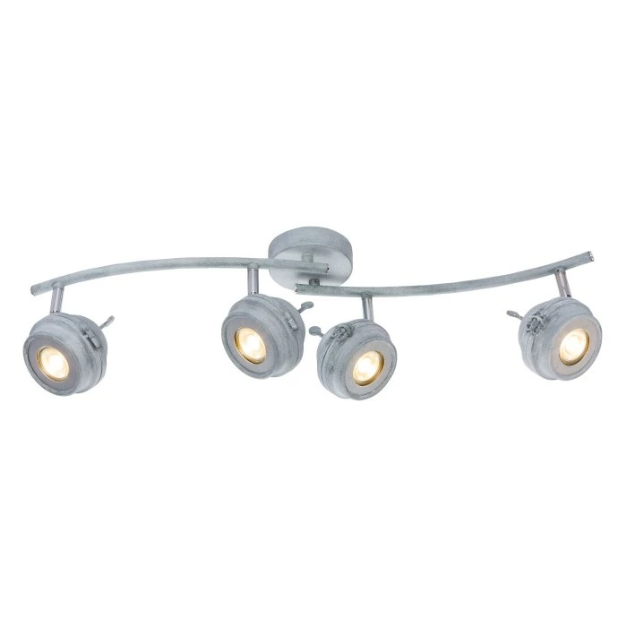 Globo MYCAH Deckenleuchte LED Grau, 4-flammig 1 Globo MYCAH Deckenleuchte LED Grau, 4-flammig