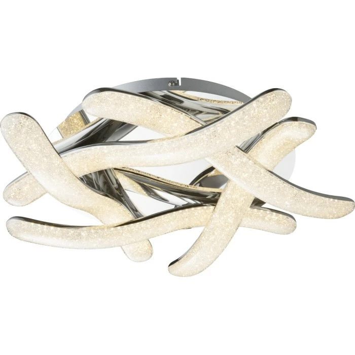 Globo NABRO Deckenleuchte LED Chrom, 1-flammig 1 Globo NABRO Deckenleuchte LED Chrom, 1-flammig