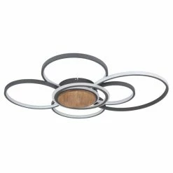 Globo NIRRA Deckenleuchte LED Schwarz, 1-flammig, Fernbedienung 10 Globo NIRRA Deckenleuchte LED Schwarz, 1-flammig, Fernbedienung -LED Leuchten Verkäufe globo nirra deckenleuchte 67256 60 2