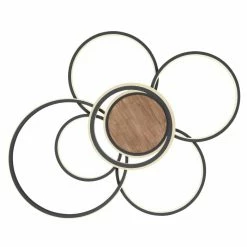 Globo NIRRA Deckenleuchte LED Schwarz, 1-flammig, Fernbedienung 11 Globo NIRRA Deckenleuchte LED Schwarz, 1-flammig, Fernbedienung -LED Leuchten Verkäufe globo nirra deckenleuchte 67256 60 3