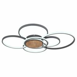 Globo NIRRA Deckenleuchte LED Schwarz, 1-flammig, Fernbedienung 14 Globo NIRRA Deckenleuchte LED Schwarz, 1-flammig, Fernbedienung -LED Leuchten Verkäufe globo nirra deckenleuchte 67256 60 6