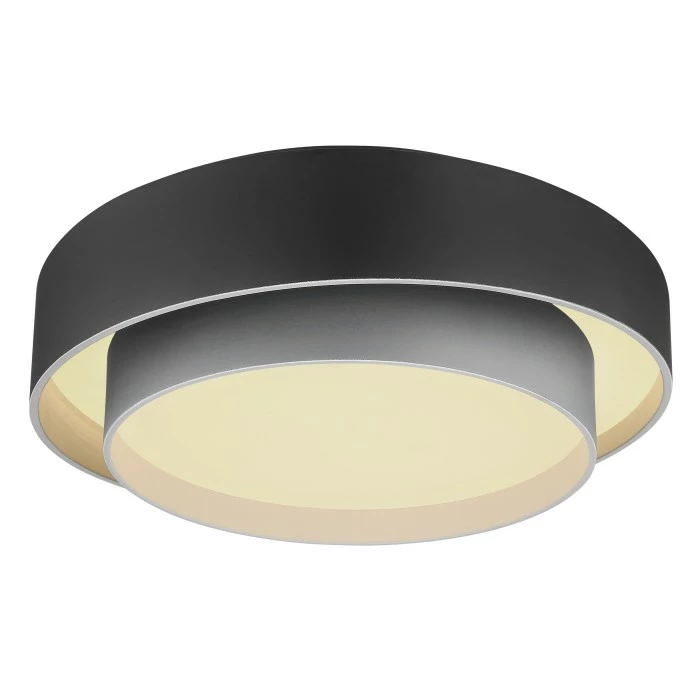 Globo NORBERT Deckenleuchte LED Schwarz, 1-flammig, Fernbedienung 1 Globo NORBERT Deckenleuchte LED Schwarz, 1-flammig, Fernbedienung