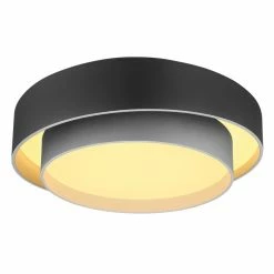 Globo NORBERT Deckenleuchte LED Schwarz, 1-flammig, Fernbedienung 10 Globo NORBERT Deckenleuchte LED Schwarz, 1-flammig, Fernbedienung -LED Leuchten Verkäufe globo norbert deckenleuchte 41761 48 3