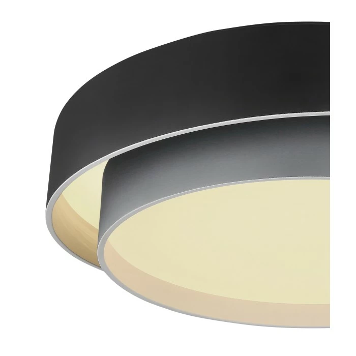 Globo NORBERT Deckenleuchte LED Schwarz, 1-flammig, Fernbedienung 3 Globo NORBERT Deckenleuchte LED Schwarz, 1-flammig, Fernbedienung – Bild 3