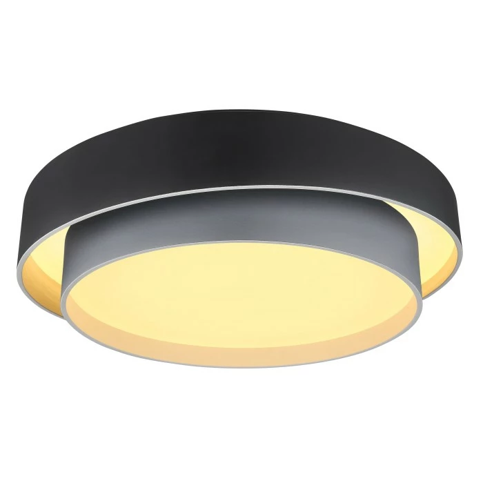 Globo NORBERT Deckenleuchte LED Schwarz, 1-flammig, Fernbedienung 4 Globo NORBERT Deckenleuchte LED Schwarz, 1-flammig, Fernbedienung – Bild 4