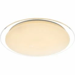 Globo Optima Deckenleuchte LED Weiß, 1-flammig, Fernbedienung 12 Globo Optima Deckenleuchte LED Weiß, 1-flammig, Fernbedienung -LED Leuchten Verkäufe globo optima deckenleuchte 41310 60 5