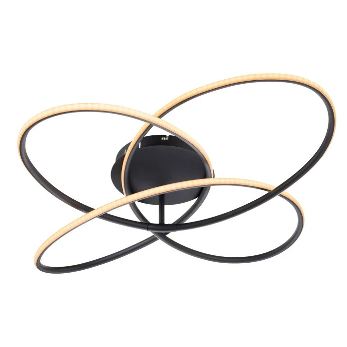 Globo PANDA Deckenleuchte LED Schwarz, Weiß, 1-flammig, Fernbedienung 5 Globo PANDA Deckenleuchte LED Schwarz, Weiß, 1-flammig, Fernbedienung – Bild 5