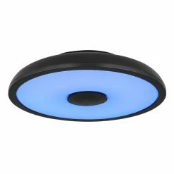 Globo RAFFY Deckenleuchte LED Schwarz, Weiß, 1-flammig, Fernbedienung, Farbwechsler 13 Globo RAFFY Deckenleuchte LED Schwarz, Weiß, 1-flammig, Fernbedienung, Farbwechsler -LED Leuchten Verkäufe globo raffy deckenleuchte 41366b 2