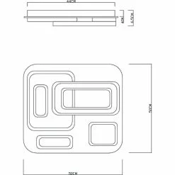 Globo RAVIVA Deckenleuchte LED Weiß, 1-flammig 17 Globo RAVIVA Deckenleuchte LED Weiß, 1-flammig -LED Leuchten Verkäufe globo raviva deckenleuchte 48356 52 8