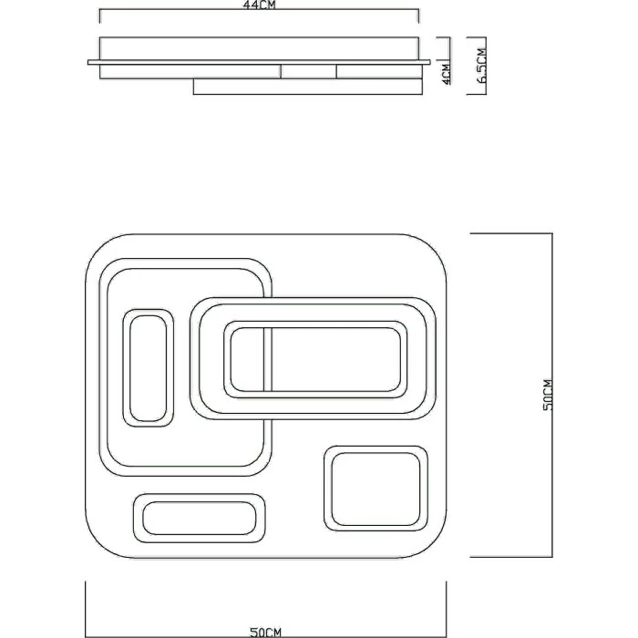 Globo RAVIVA Deckenleuchte LED Weiß, 1-flammig 9 Globo RAVIVA Deckenleuchte LED Weiß, 1-flammig – Bild 9