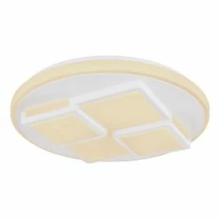 Globo RODERICK Deckenleuchte LED Weiß, 1-flammig, Fernbedienung