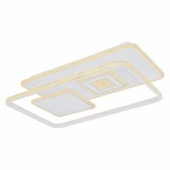 Globo RODERICK Deckenleuchte LED Weiß, 1-flammig, Fernbedienung