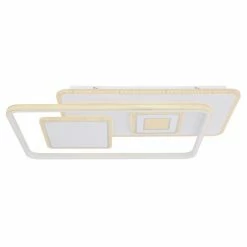 Globo RODERICK Deckenleuchte LED Weiß, 1-flammig, Fernbedienung -LED Leuchten Verkäufe globo roderick deckenleuchte 48443 55 2