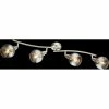 Globo ROMAN Deckenstrahler LED Nickel-Matt, 4-flammig
