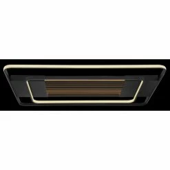 Globo RONDA Deckenpanel LED Schwarz, 1-flammig, Fernbedienung -LED Leuchten Verkäufe globo ronda deckenpanel 48021 75 11