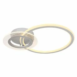 Globo RONDA Deckenpanel LED Schwarz, 1-flammig, Fernbedienung -LED Leuchten Verkäufe globo ronda deckenpanel 48023 50 7