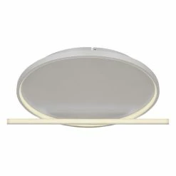 Globo RONDA Deckenpanel LED Grau, 1-flammig, Fernbedienung -LED Leuchten Verkäufe globo ronda deckenpanel 48024 50 2