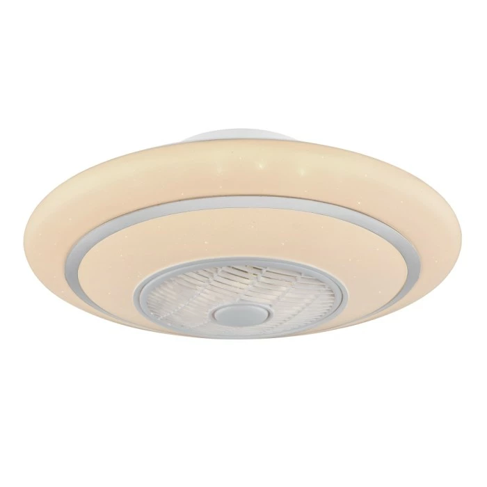 Globo ROSARIO Deckenventilator LED Weiß, 1-flammig, Fernbedienung, Farbwechsler 1 Globo ROSARIO Deckenventilator LED Weiß, 1-flammig, Fernbedienung, Farbwechsler