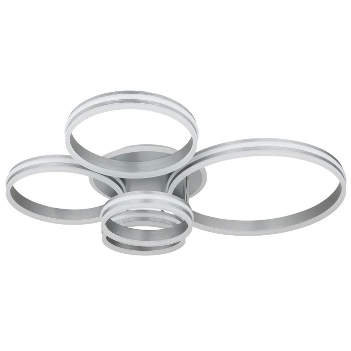 Globo RUBIO Deckenleuchte LED Grau, 1-flammig, Fernbedienung 2 Globo RUBIO Deckenleuchte LED Grau, 1-flammig, Fernbedienung – Bild 2