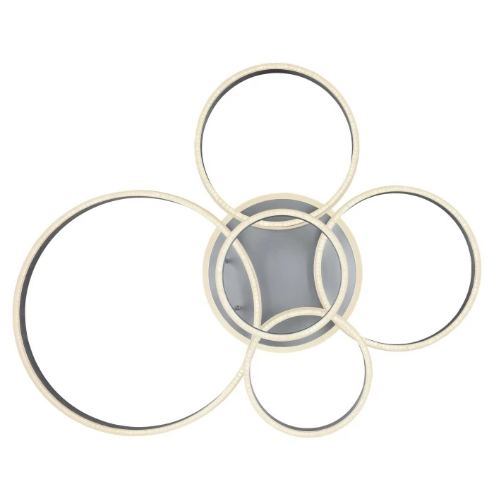 Globo RUBIO Deckenleuchte LED Grau, 1-flammig, Fernbedienung 3 Globo RUBIO Deckenleuchte LED Grau, 1-flammig, Fernbedienung – Bild 3