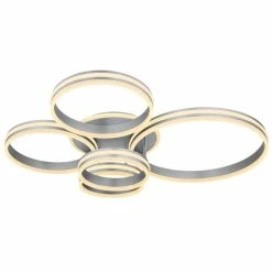 Globo RUBIO Deckenleuchte LED Grau, 1-flammig, Fernbedienung 12 Globo RUBIO Deckenleuchte LED Grau, 1-flammig, Fernbedienung -LED Leuchten Verkäufe globo rubio deckenleuchte 67260 120 4