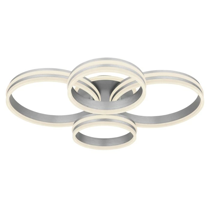 Globo RUBIO Deckenleuchte LED Grau, 1-flammig, Fernbedienung 1 Globo RUBIO Deckenleuchte LED Grau, 1-flammig, Fernbedienung