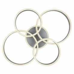 Globo RUBIO Deckenleuchte LED Grau, 1-flammig, Fernbedienung 10 Globo RUBIO Deckenleuchte LED Grau, 1-flammig, Fernbedienung -LED Leuchten Verkäufe globo rubio deckenleuchte 67260 90 2