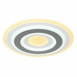 Globo SABATINO Deckenleuchte LED Weiß, 1-flammig, Fernbedienung -LED Leuchten Verkäufe globo sabatino deckenleuchte 48011 36 5