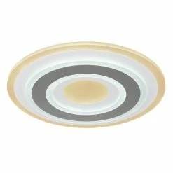 Globo SABATINO Deckenleuchte LED Weiß, 1-flammig, Fernbedienung -LED Leuchten Verkäufe globo sabatino deckenleuchte 48011 36 7