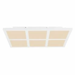 Globo SAHIDA Deckenpanel LED Weiß, 1-flammig, Fernbedienung, Farbwechsler -LED Leuchten Verkäufe globo sahida deckenpanel 41361 30rgb 2