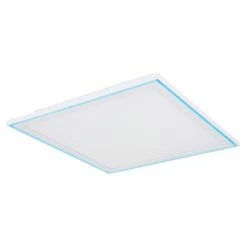 Globo SAMU Deckenpanel LED Weiß, 1-flammig, Fernbedienung, Farbwechsler -LED Leuchten Verkäufe globo samu deckenpanel 48123d1 7