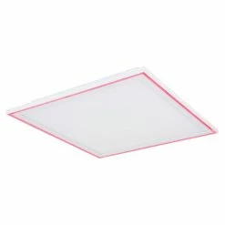 Globo SAMU Deckenpanel LED Weiß, 1-flammig, Fernbedienung, Farbwechsler -LED Leuchten Verkäufe globo samu deckenpanel 48123d1 8